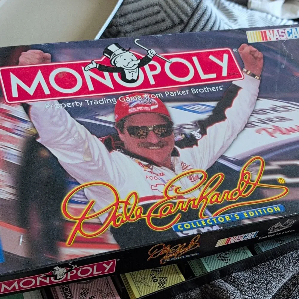 Parker Brothers Monopoly Dale Earnhardt Collector's Edition NASCAR Board Game